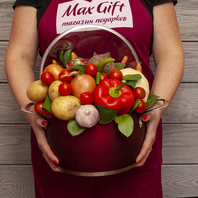 Подарочная композиция с овощами «Борщ»