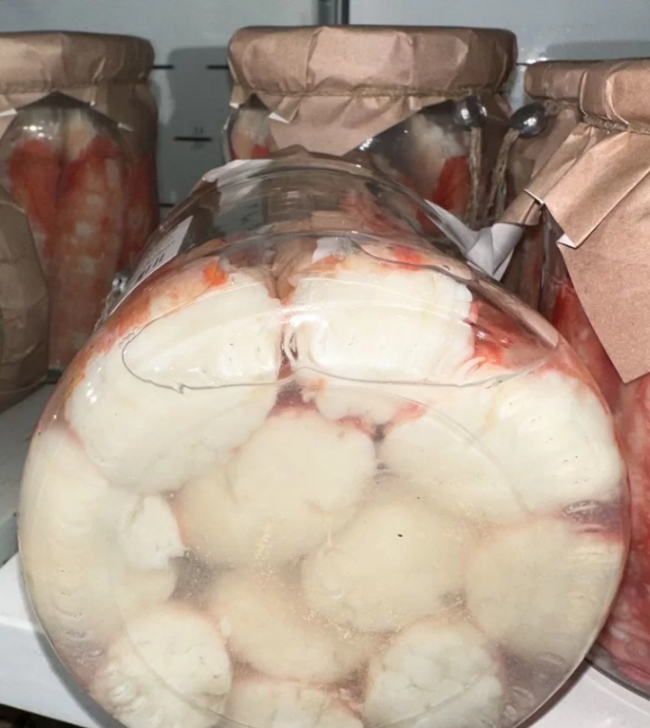 Краб натуральный в стекле 500 гр 1 банка