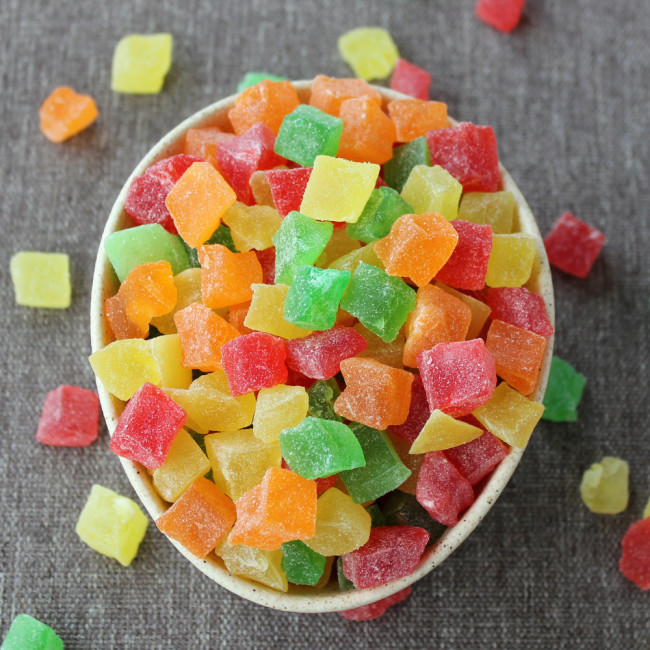 Цукаты кубики Папайя Микс Цукаты кубики Папайя Микс