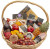 Фруктовая корзина с сыром и фрутками «Гигант»