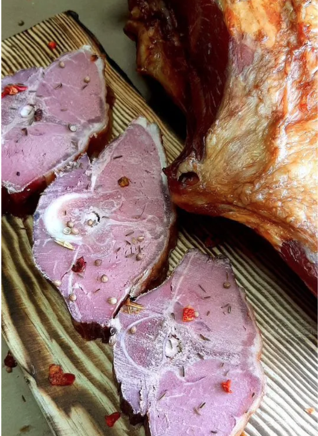 Баранье седло горячего копчения 1 кг