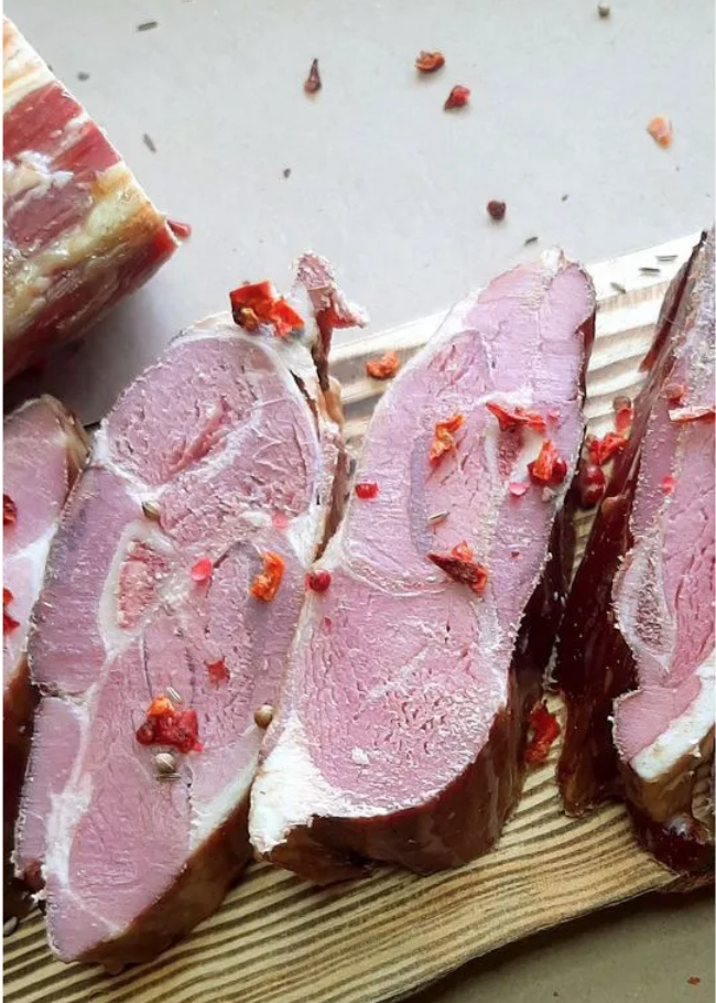 Лопатка ягненка горячего копчения 1 кг