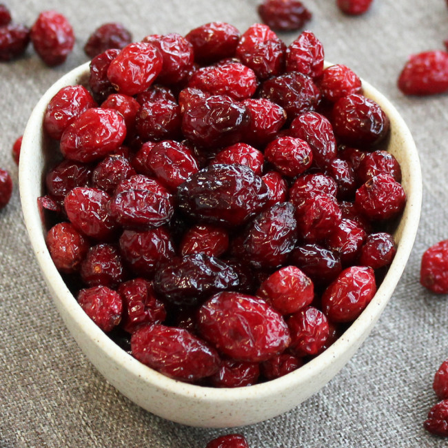 Клюква вяленая цельная