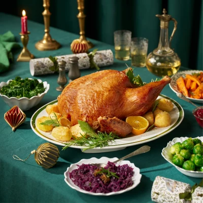 Индейка фермерская запечённая от нашего бренд-шефа FS ( примерный вес готового блюда 3,5 - 6 кг ) 1 кг