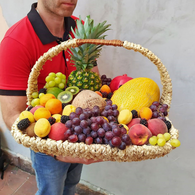 Фруктовая корзина с дыней №77