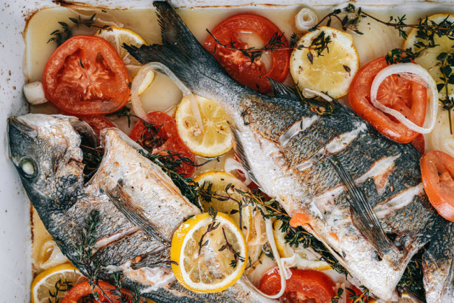 Запечённая дорадо от нашего бренд-шефа FS  4 шт