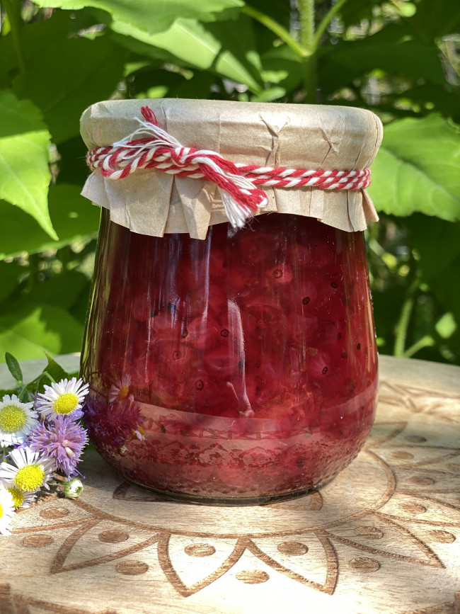 Варенье из красной смородины со специями 500 мл