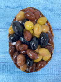 Ассорти оливок, маслин с косточкой 3-4 вида 500 гр