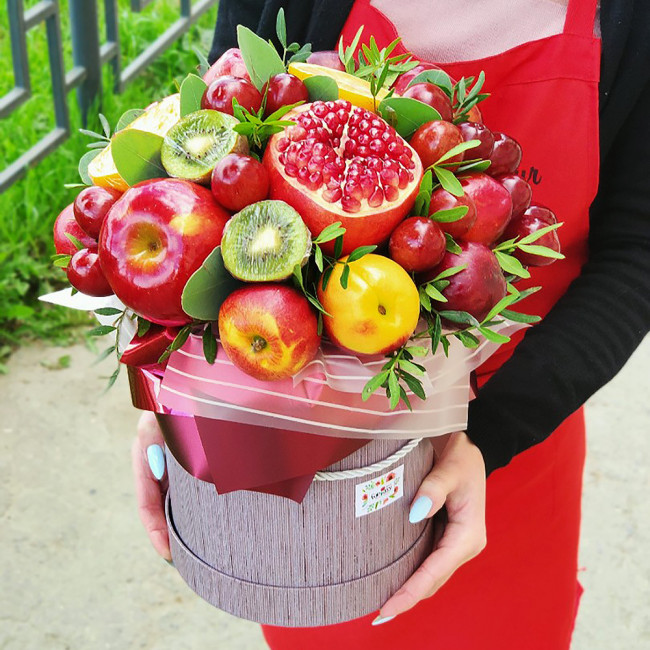 Фрукты в шляпной коробке №7