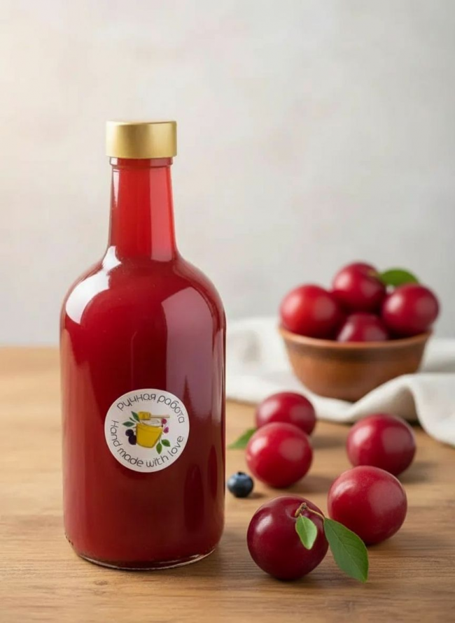 Ткемали кислый - сладкий из красной сливы 0,5 литра 