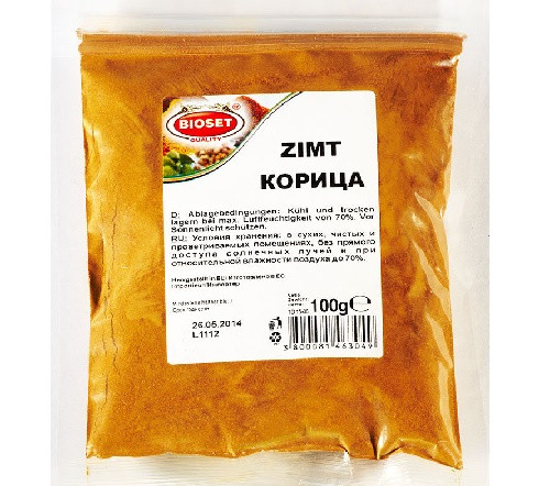 Корица молотая 100гр 1уп