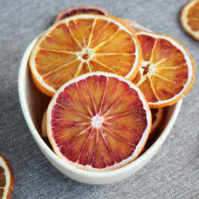 Чипсы из апельсина красного