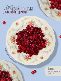 Ферментированная (моченая) северная клюква 500 мл