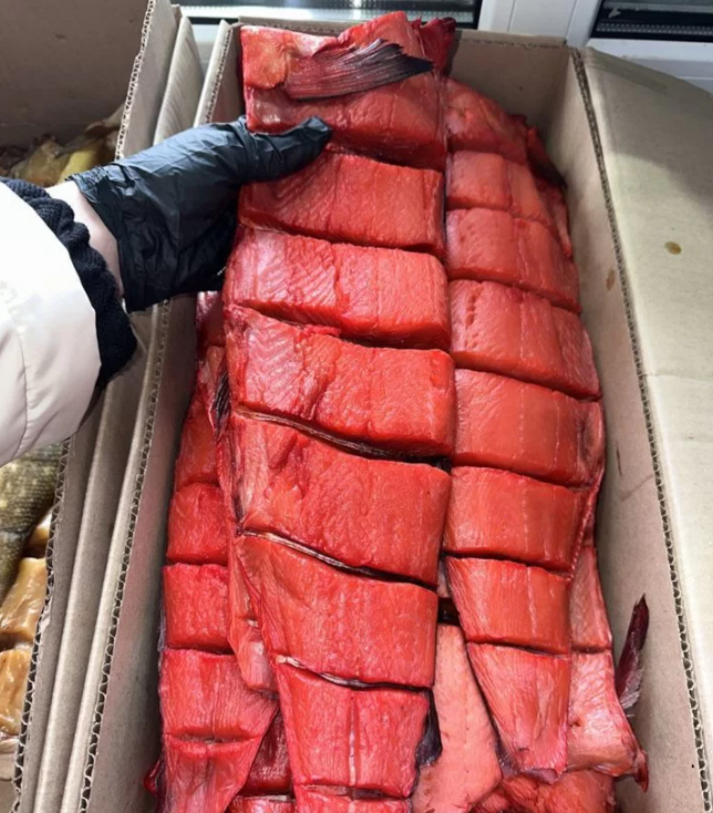 Юкола кеты холодного копчения 1 кг