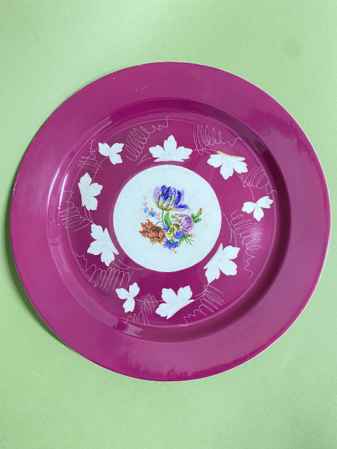 Редкая тарелка фарфоровой мануфактуры Гарднер 
