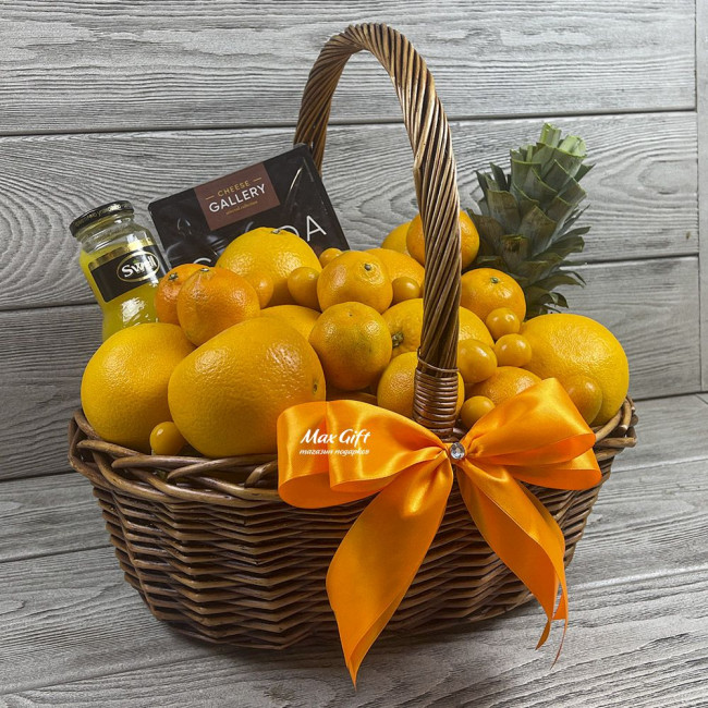 Фруктовая корзина «Апельсинка» Фруктовая корзина «Апельсинка»