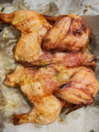 Фермерская курочка горячего копчения (вес 1,5-2 кг) 1 кг