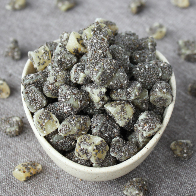 Имбирь вяленый с семенами чиа