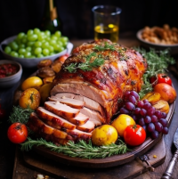 Запеченная шейка свинины по особому рецепту ( примерный вес готового блюда 2 - 3 кг) 1 кг