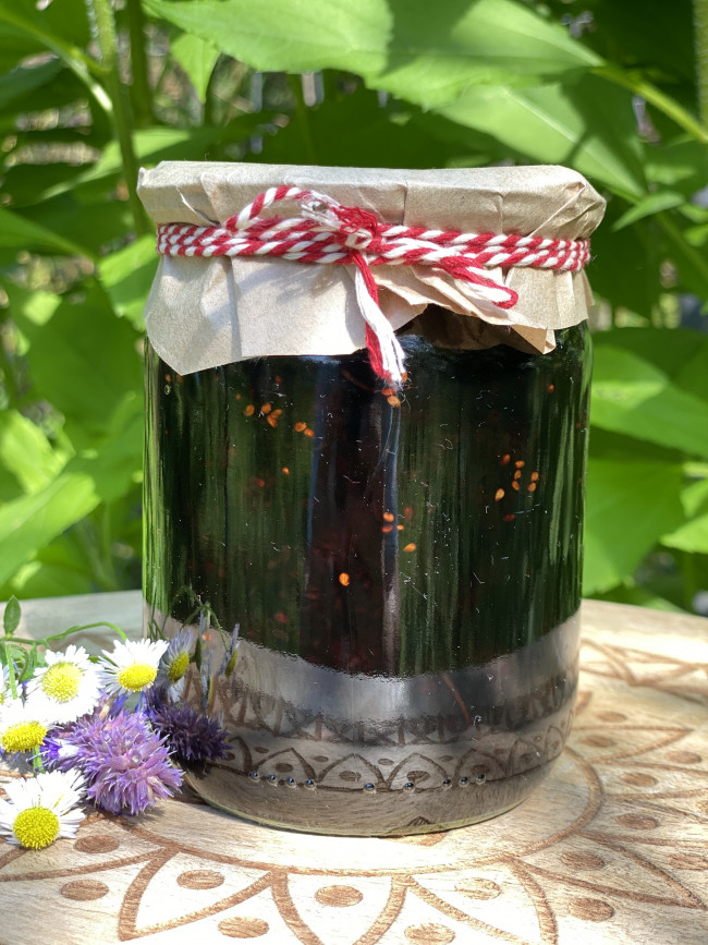 Варенье тутовое ( тутовник ) черное 0,5 банка