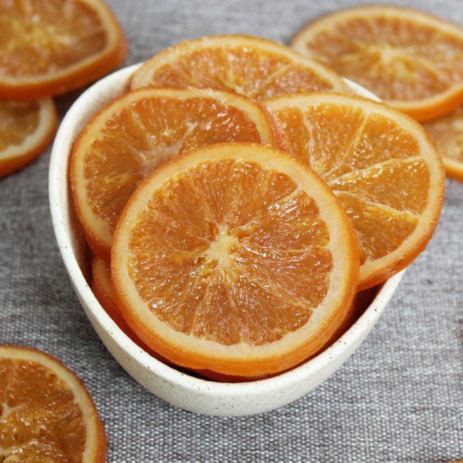 Апельсин цукат, кольца