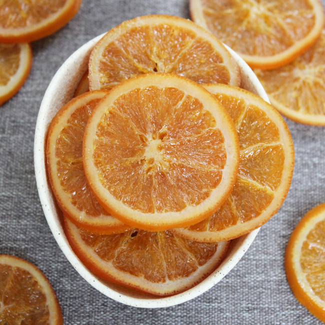 Апельсин цукат, кольца