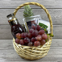 Фруктовая корзина с соком «Со вкусом»